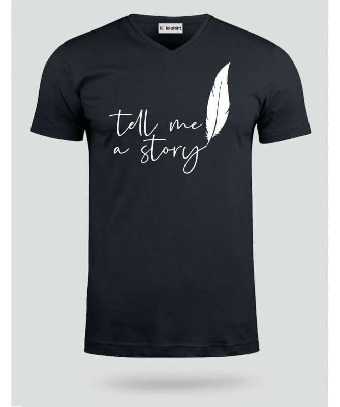 Tell me a story  T-shirt Scollo V