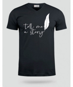 Tell me a story  T-shirt Scollo V