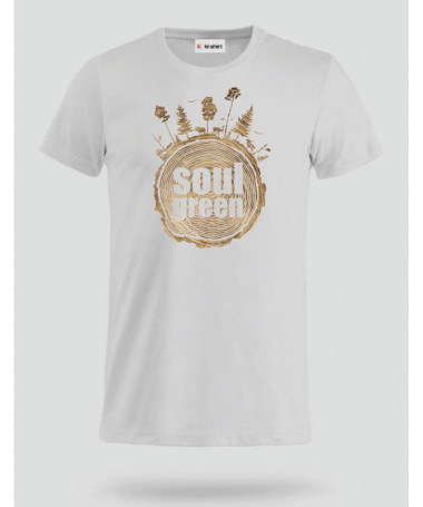 Soul green T-shirt Basic Uomo