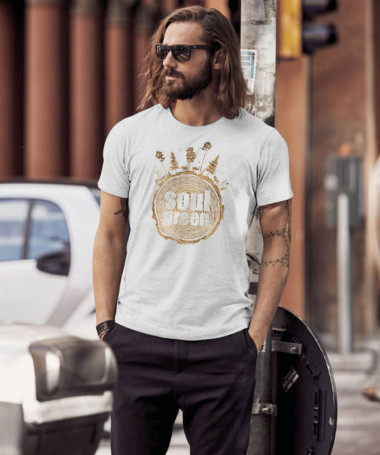 Soul green T-shirt Basic Uomo