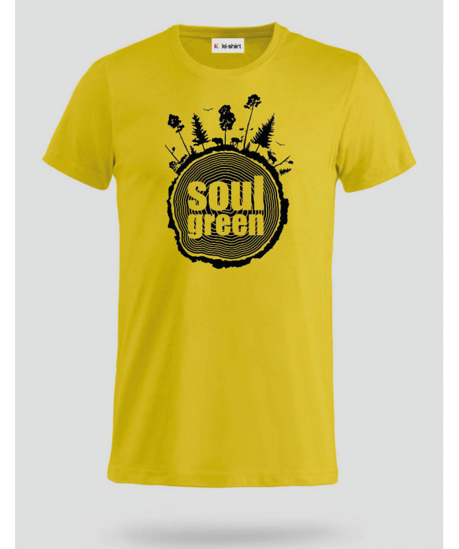 Soul green T-shirt Basic Uomo