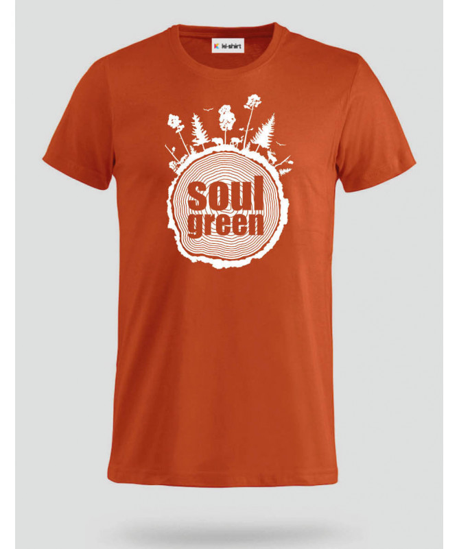 Soul green T-shirt Basic Uomo
