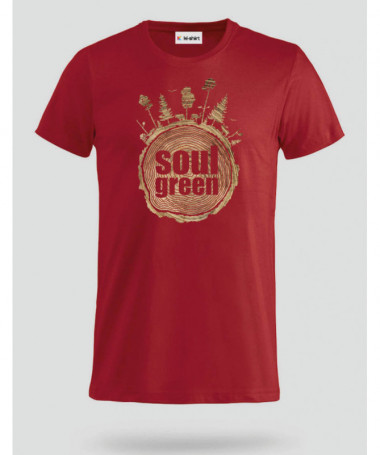 Soul green T-shirt Basic Uomo