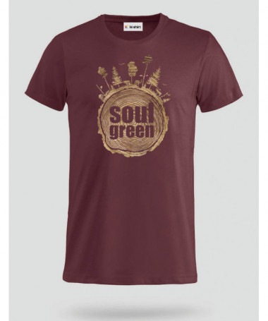 Soul green T-shirt Basic Uomo