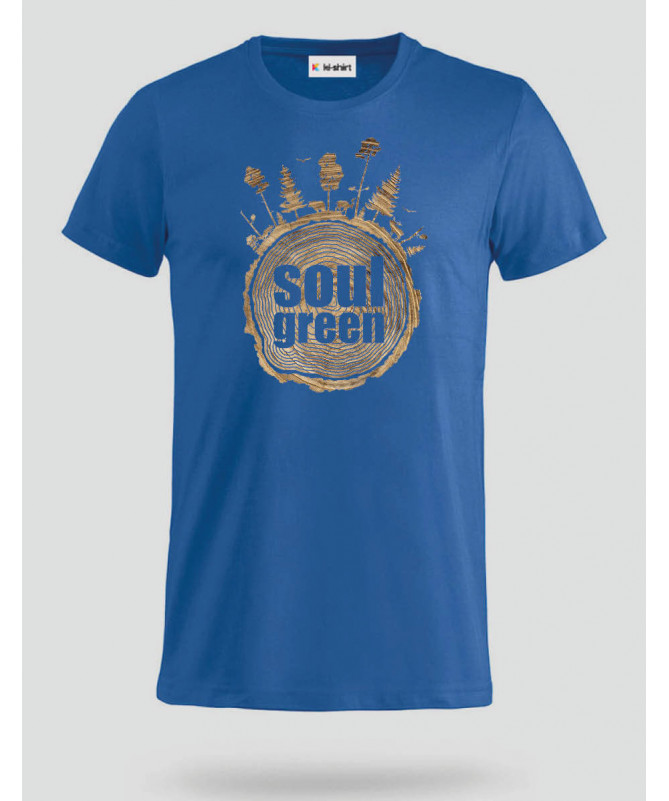 Soul green T-shirt Basic Uomo