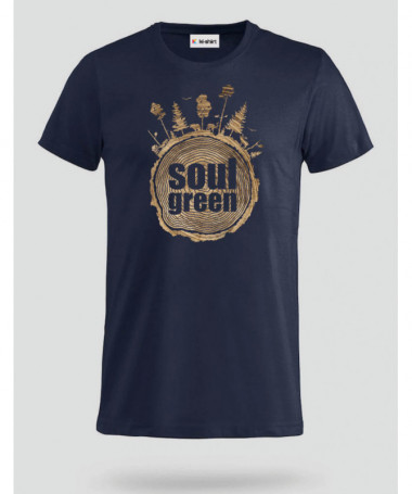 Soul green T-shirt Basic Uomo