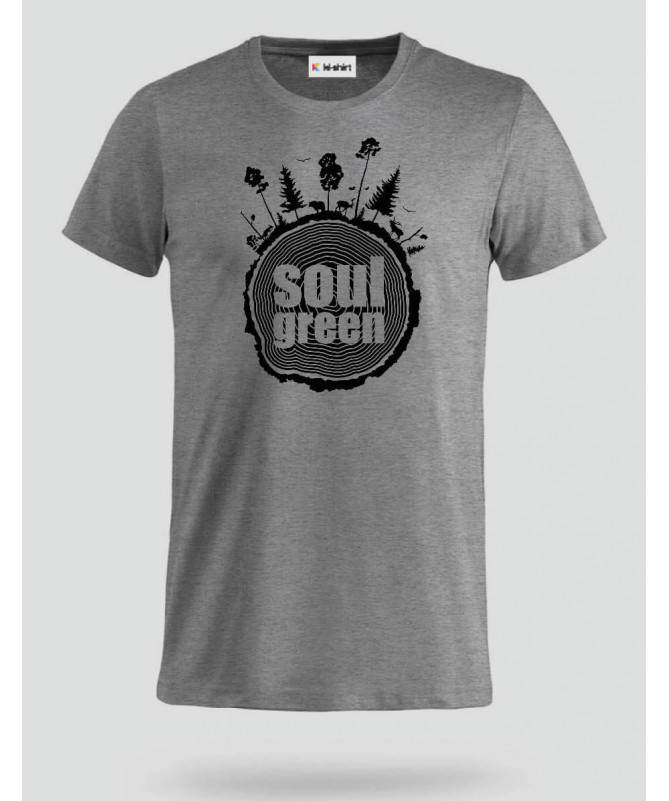 Soul green T-shirt Basic Uomo