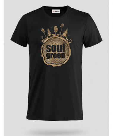 Soul green T-shirt Basic Uomo