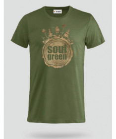Soul green T-shirt Basic Uomo