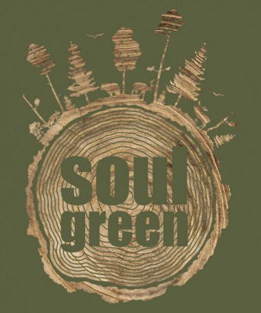 Soul green T-shirt Basic Uomo
