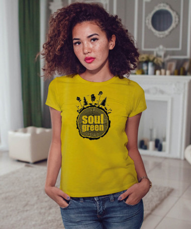 Soul green T-shirt Basic Donna