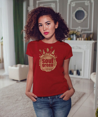 Soul green T-shirt Basic Donna