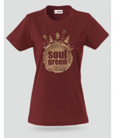 Soul green T-shirt Basic Donna