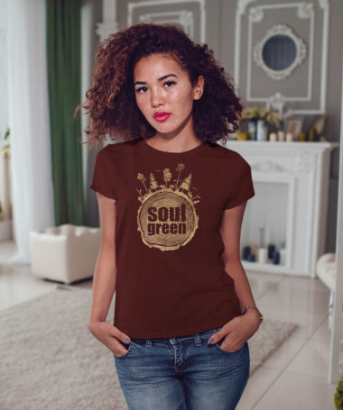 Soul green T-shirt Basic Donna