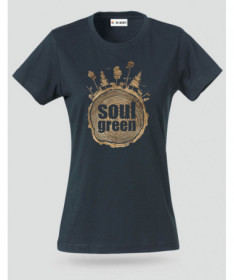 Soul green T-shirt Basic Donna