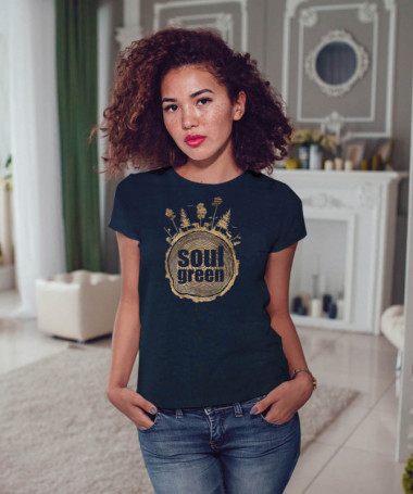 Soul green T-shirt Basic Donna