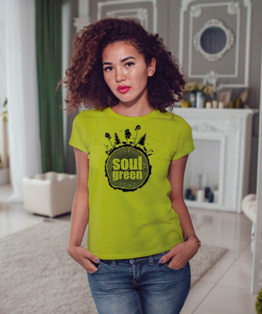 Soul green T-shirt Basic Donna