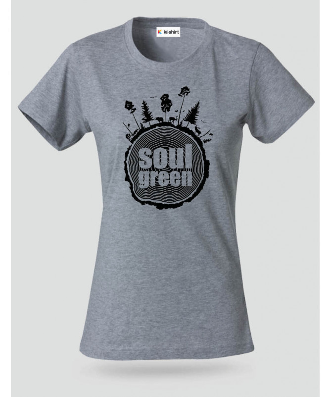 Soul green T-shirt Basic Donna