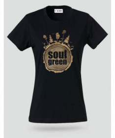 Soul green T-shirt Basic Donna