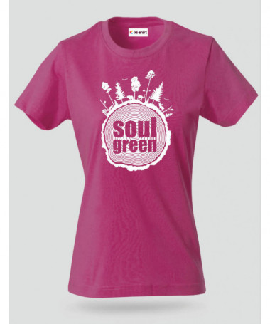 Soul green T-shirt Basic Donna
