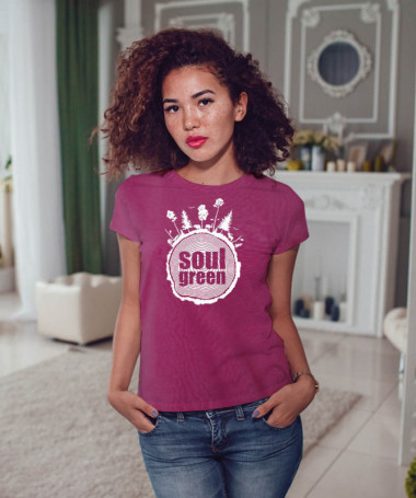 Soul green T-shirt Basic Donna