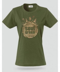 Soul green T-shirt Basic Donna