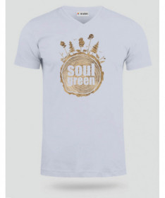 Soul green  T-shirt Scollo V