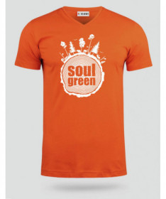 Soul green  T-shirt Scollo V