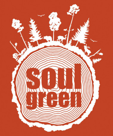 Soul green  T-shirt Scollo V