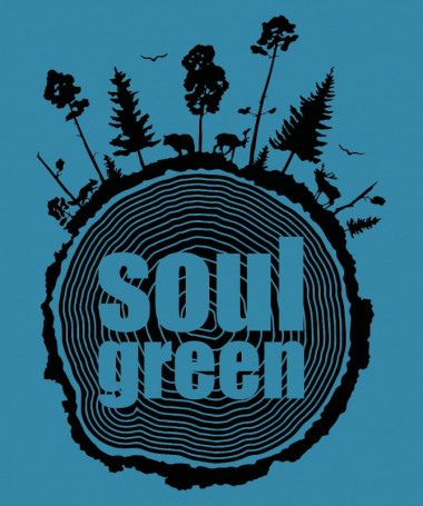 Soul green  T-shirt Scollo V