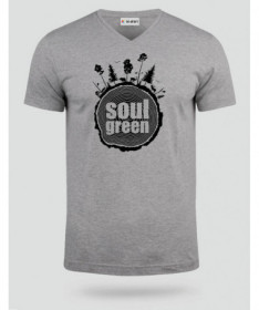 Soul green  T-shirt Scollo V