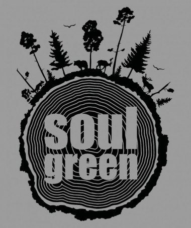 Soul green  T-shirt Scollo V