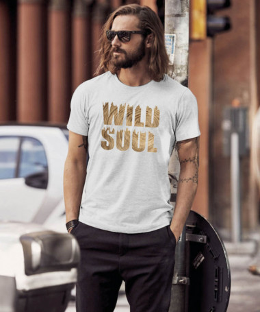 Wild soul T-shirt Basic Uomo