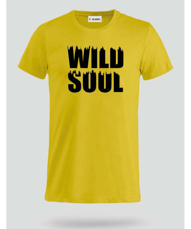 Wild soul T-shirt Basic Uomo
