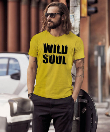 Wild soul T-shirt Basic Uomo