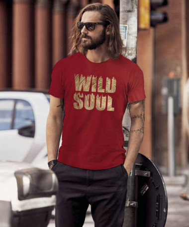 Wild soul T-shirt Basic Uomo