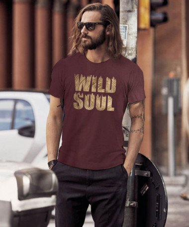 Wild soul T-shirt Basic Uomo