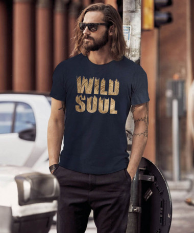 Wild soul T-shirt Basic Uomo