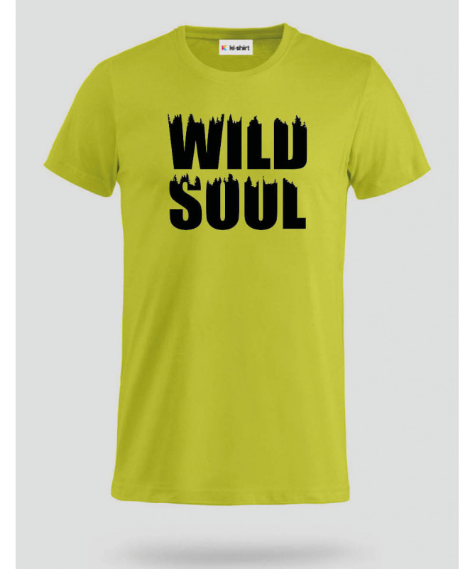 Wild soul T-shirt Basic Uomo