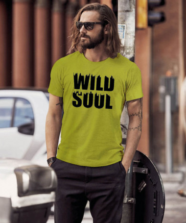 Wild soul T-shirt Basic Uomo