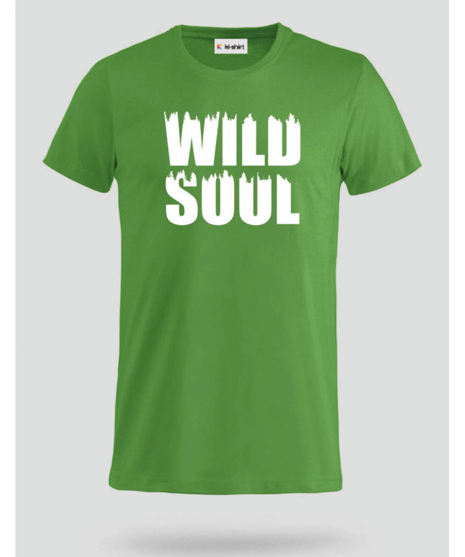Wild soul T-shirt Basic Uomo