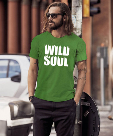 Wild soul T-shirt Basic Uomo