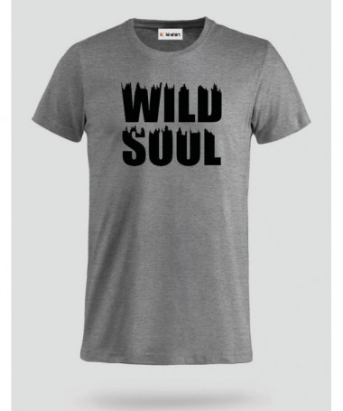 Wild soul T-shirt Basic Uomo