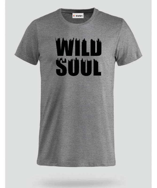 Wild soul T-shirt Basic Uomo