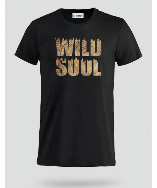 Wild soul T-shirt Basic Uomo