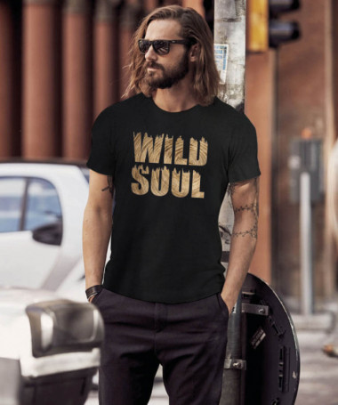 Wild soul T-shirt Basic Uomo
