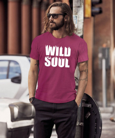 Wild soul T-shirt Basic Uomo