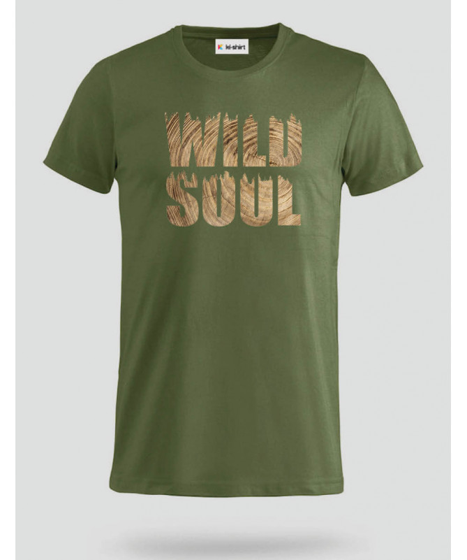 Wild soul T-shirt Basic Uomo