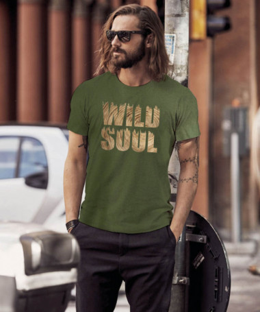 Wild soul T-shirt Basic Uomo