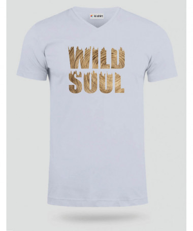 Wild soul  T-shirt Scollo V